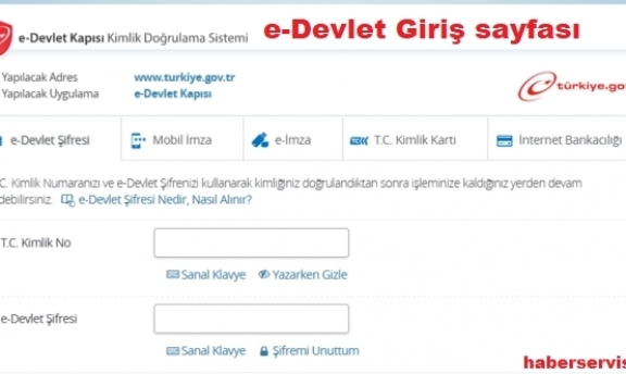 e-Devlet Giriş, e-Devlet Şifre Alma, e-Devlet Kayıt İşlemleri